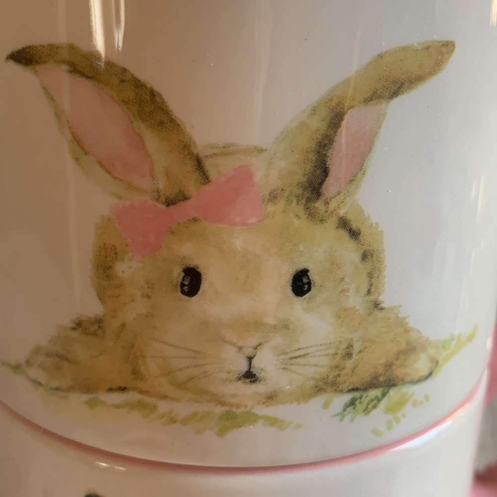 Hello Spring Bunny Stackable Mug Set - Picture 7 of 10